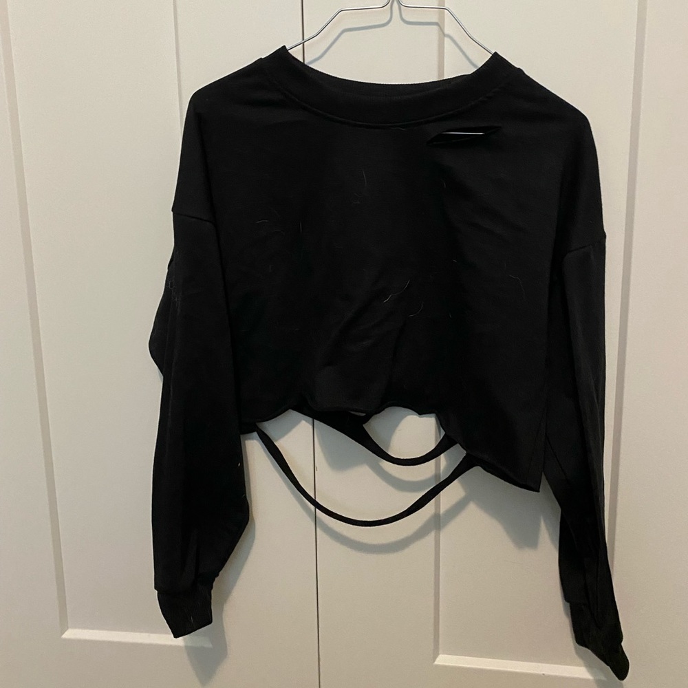 Ripped cropped top